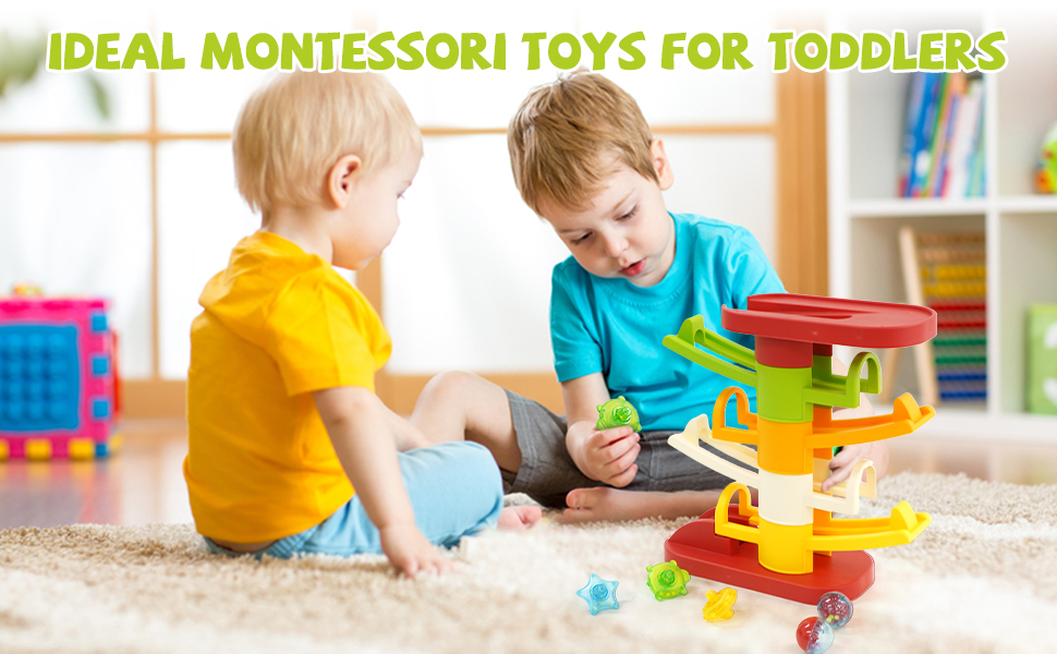 Ball Ramp Toy for Toddlers, Ball Drop Track, Educational Development