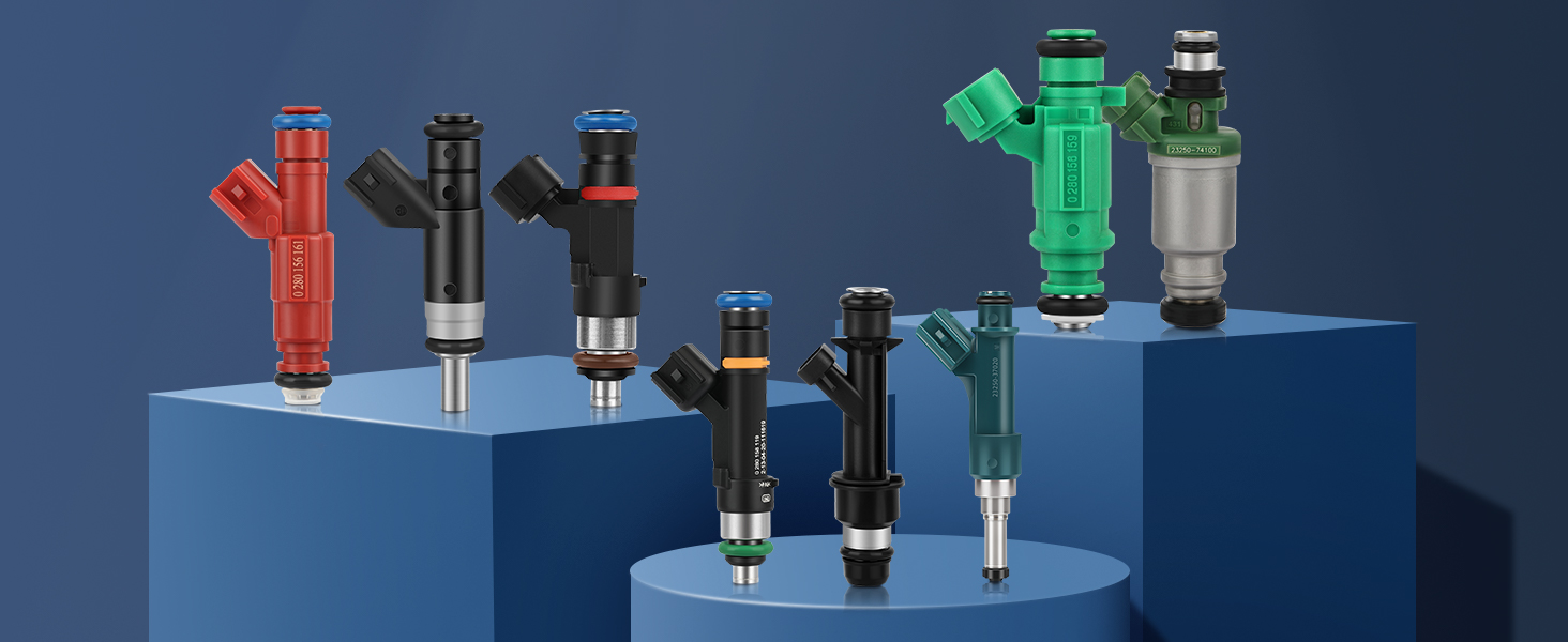 KFKGF 6PCS Fuel Injector for Isuzu i280 for i290 for i350 for i370 for Ascender