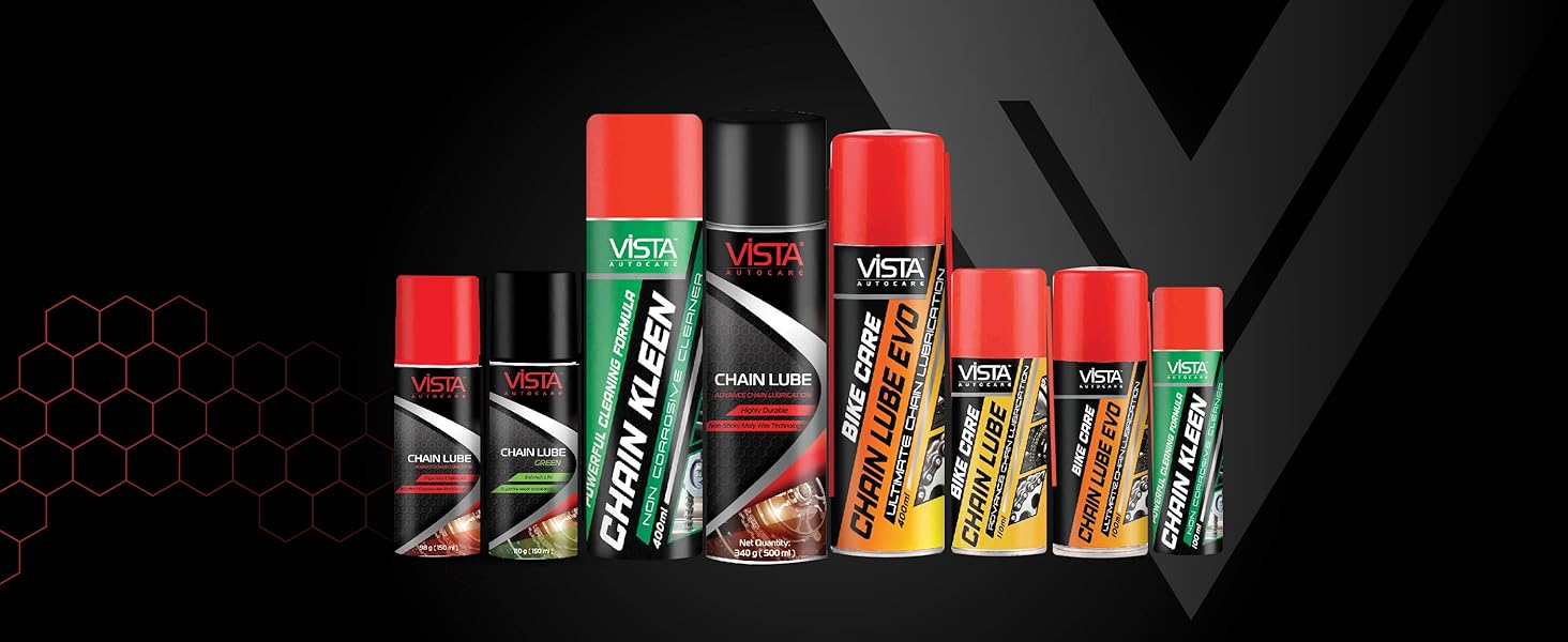 Vista Auto Care Chain Lube Range