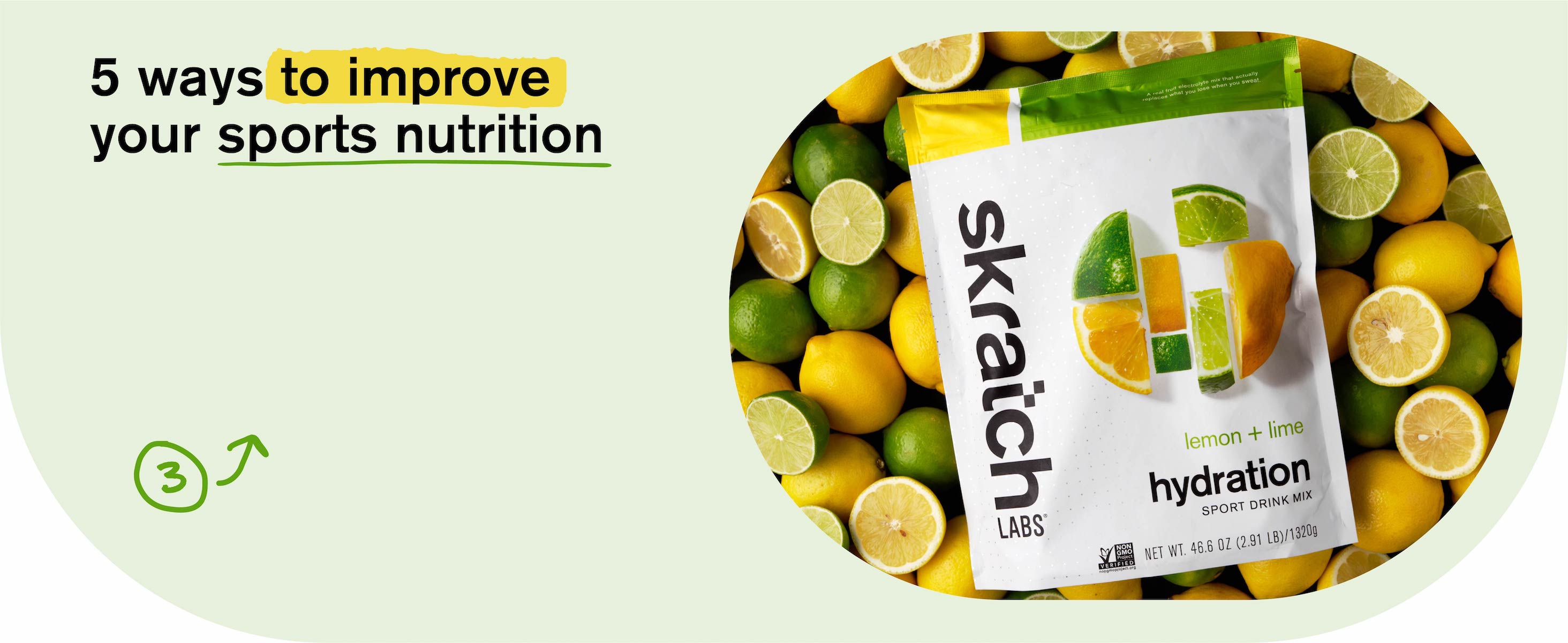 Skratch Labs Hydration Sports Drink Mix, Electrolytes, Lemon Lime, 20 Pack