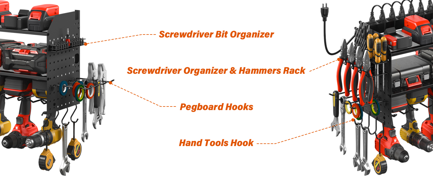 Power Tool Organizer Wall Mount