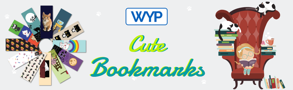 bookmarks for book and cat lovers, reading good habit, vector, art, cute, meow, tom