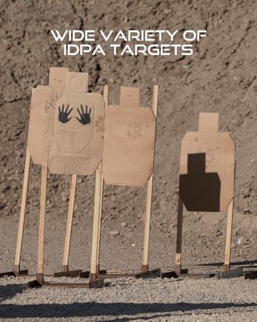 CHL Targets cardboard shooting targets made in USA. IDPA competition targets indoor outdoor use