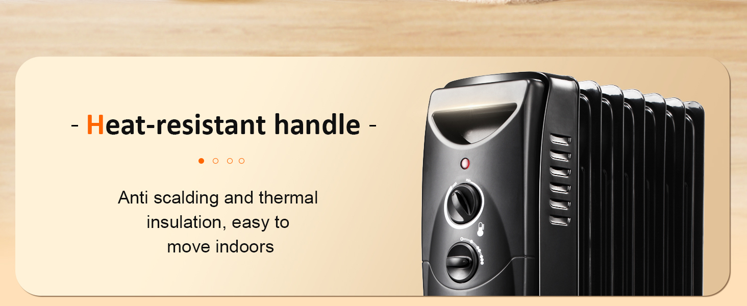 Heat resistant handle