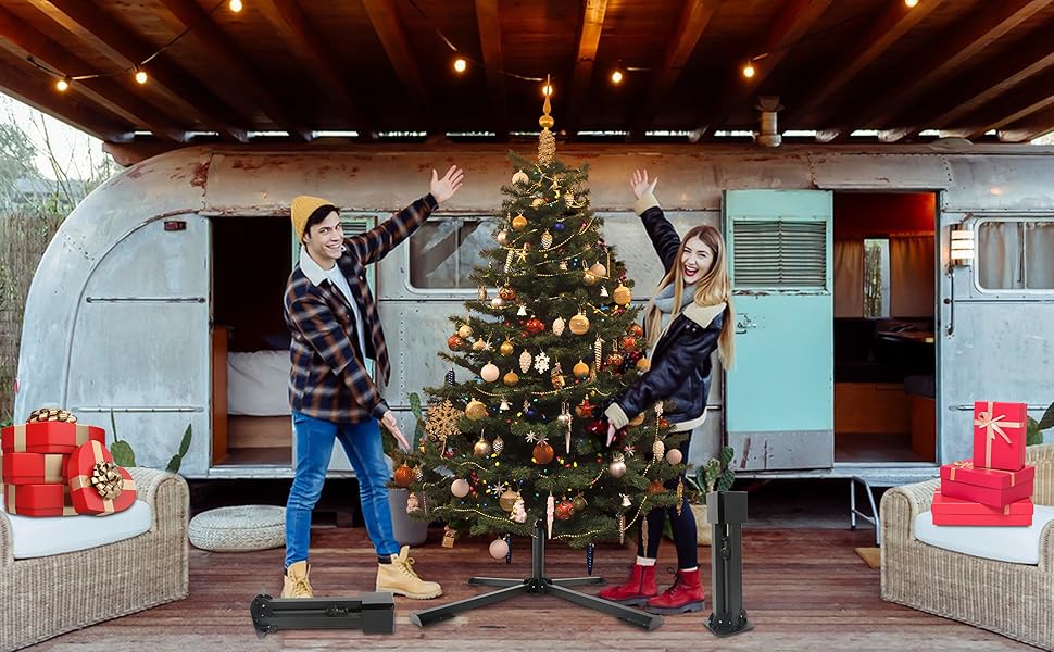 Foldable Christmas Tree Stand for 60cm to 280cm Christmas Tree, Heavy