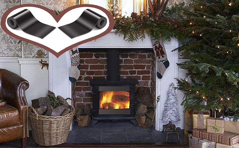 Fireplace Draft Stopper, 2PCS Fireplace