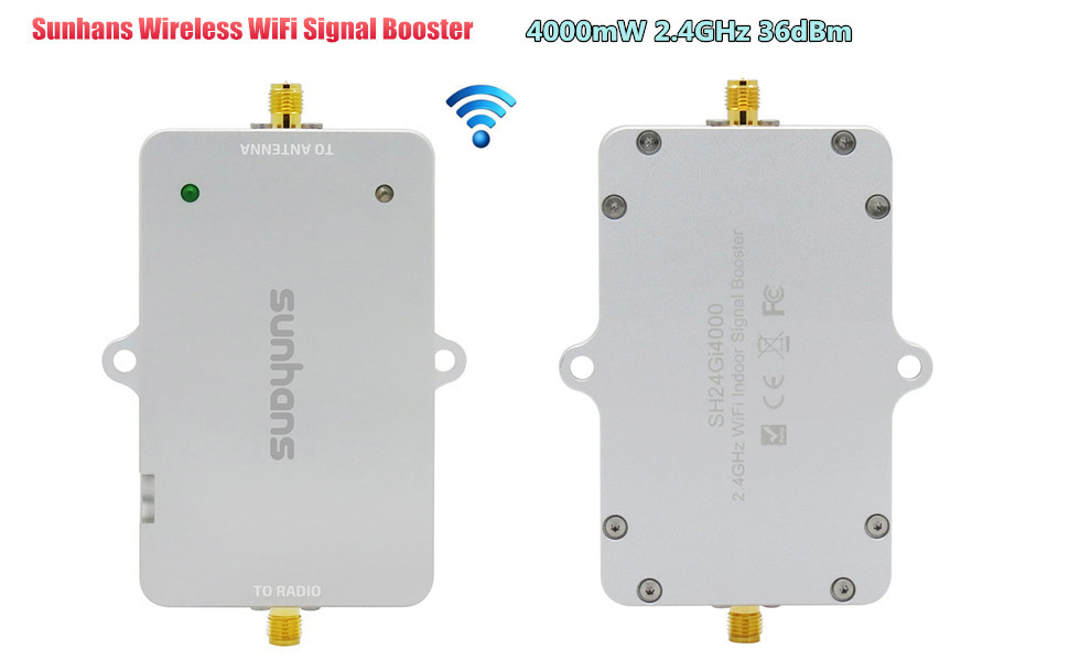 Amazon.com: Sunhans Wireless WiFi Signal Booster 4000mW 2.4