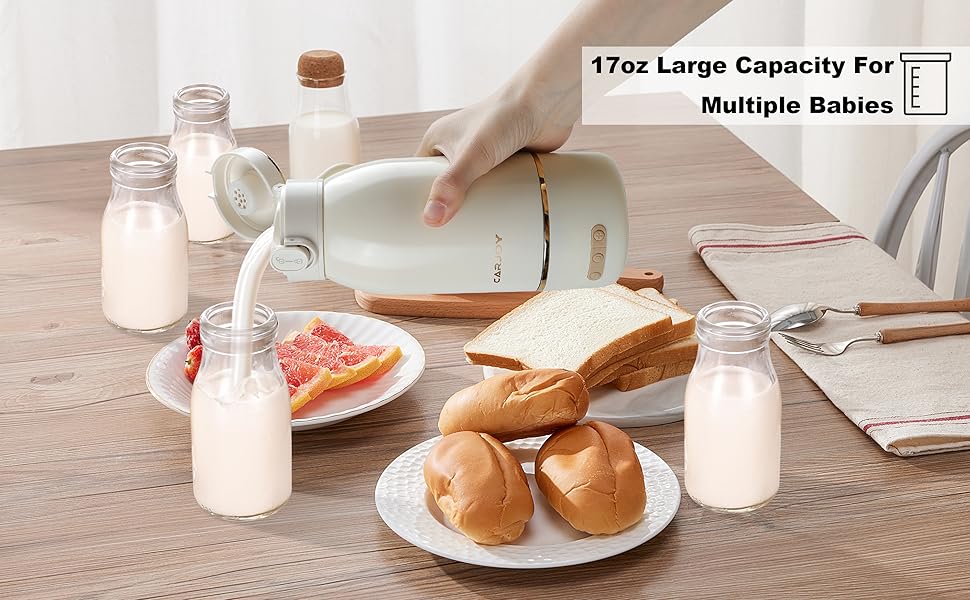 large capacity portable bottle warmer