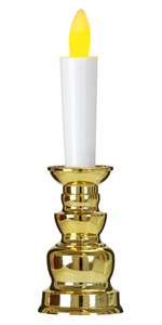Amazon.co.jp: カメヤマ 電池ローソク 金 1個 LEDローソク