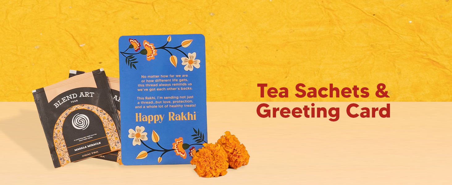 Tea Sachets & Greeting Card