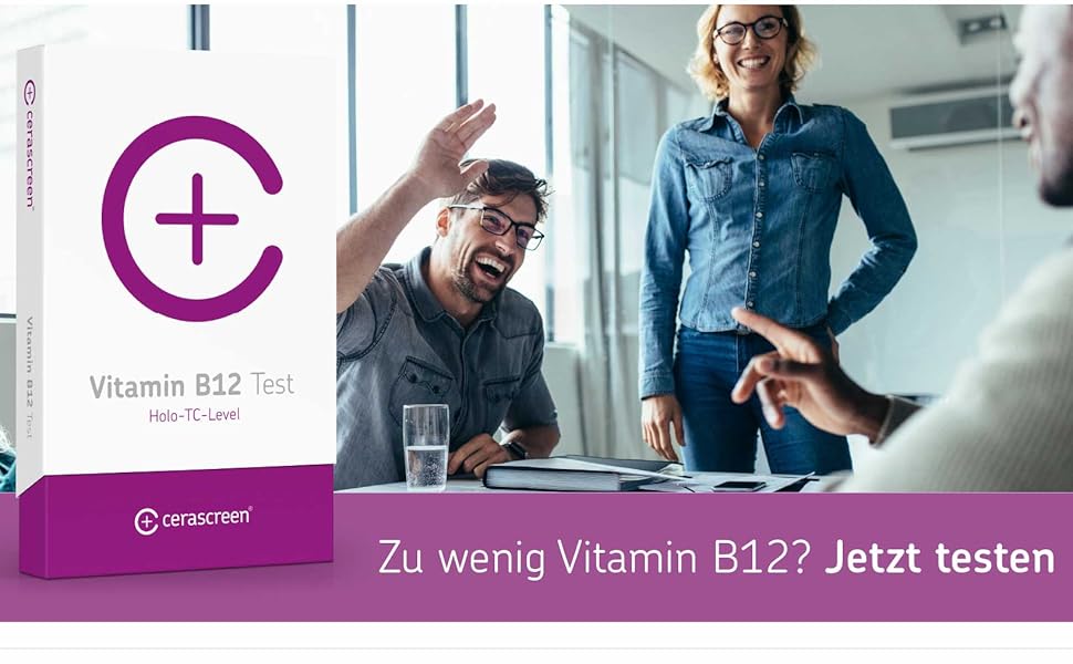 Vitamin B12 Test Kit von CERASCREEN VitaminB12Spiegel einfach per