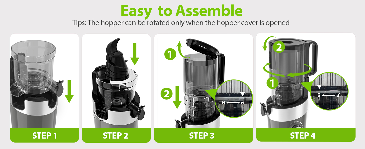 juicer easy to assemble