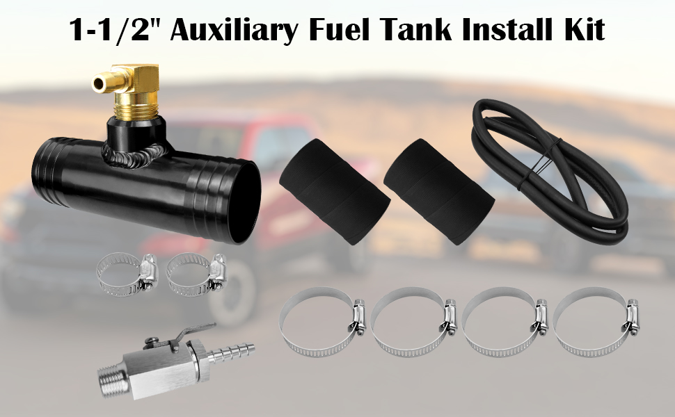 11025 Auxiliary Fuel Tank Install Kit Fits for Ford Dodge