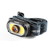 NEBO MYCRO USB Rechargeable, Adjustable LED Headlamp & Cap Light, Bright Spot Light for Camping, ...