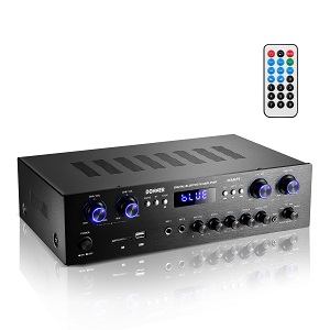 DONNER MAMP2 プリメインアンプ MAMP2 Stereo Audio Amplifier 600W Peak 2 Channel Bluetooth