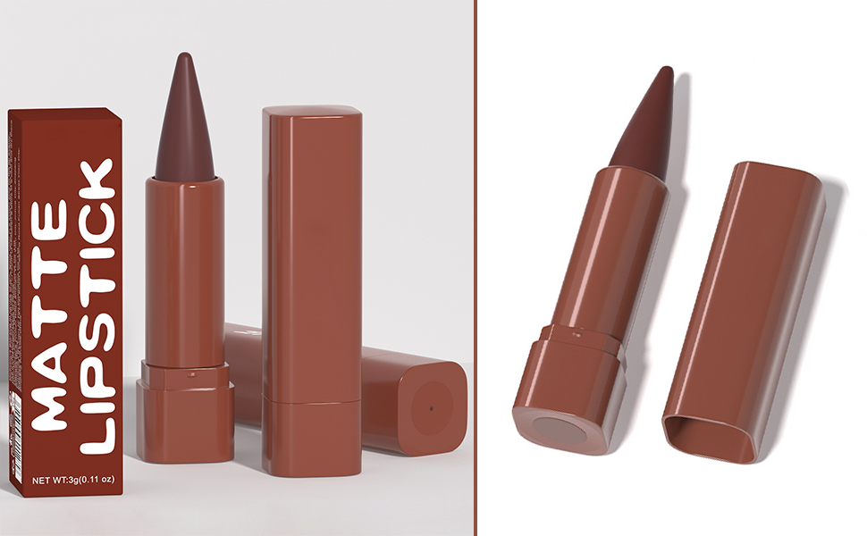 BINGBRUSH Crayon Matte Longwear Lipstick Pack Set