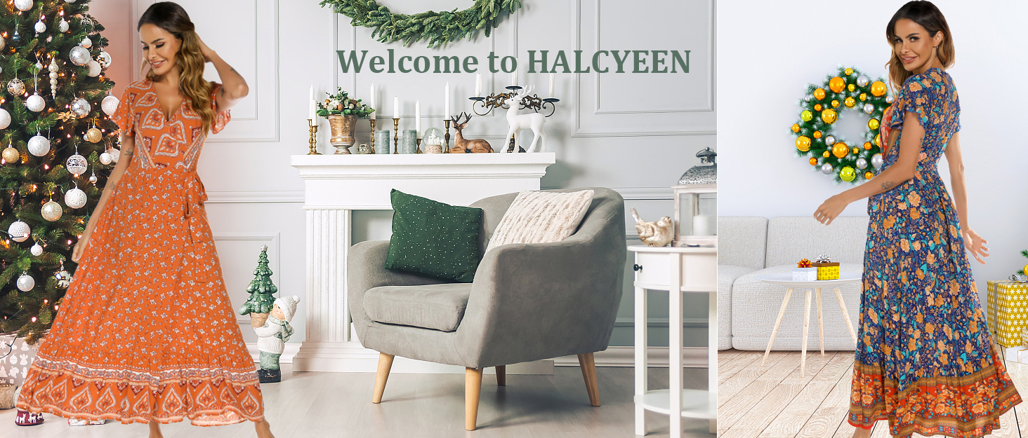 halcyeen bohemian dress