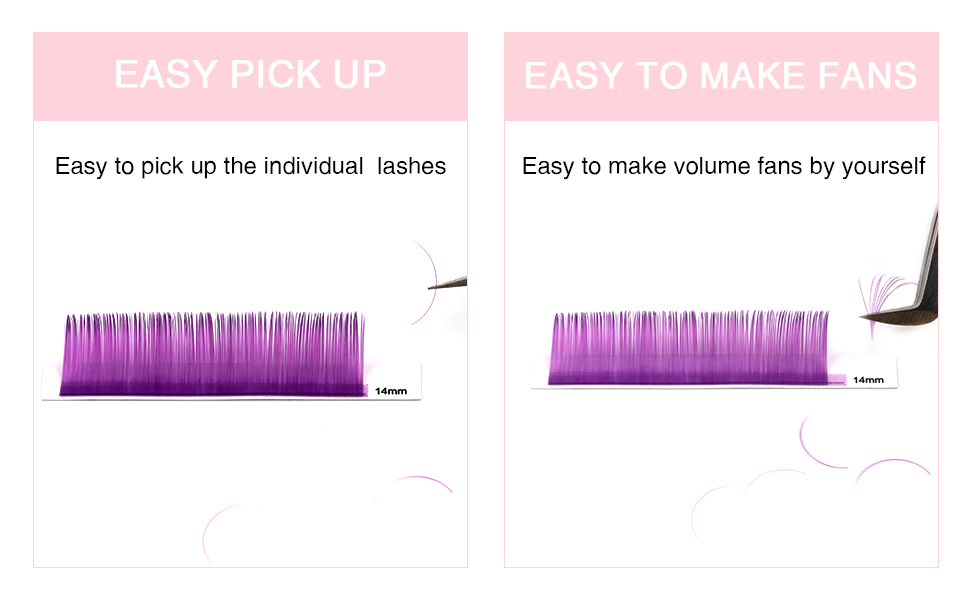 colored lash extensions