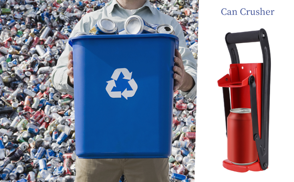 Aluminum Can Crusher, Can Crusher Duty Wall Mounted Can Crusher Recycler Pull Aluminum Soda