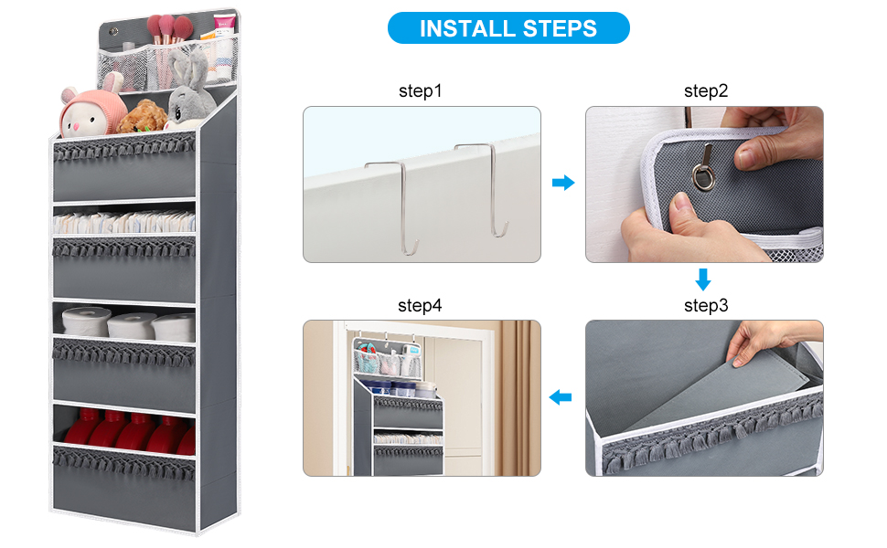 Over the Door Hanging Organizer Storage