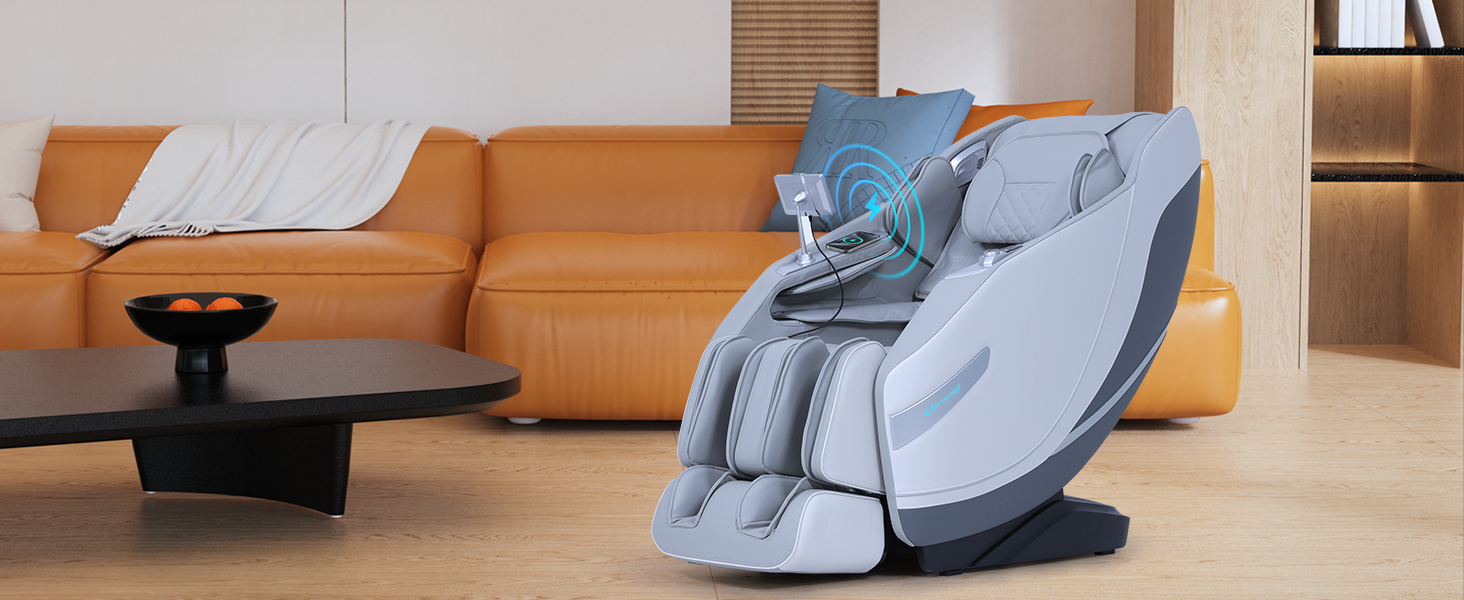 massage chair in living room