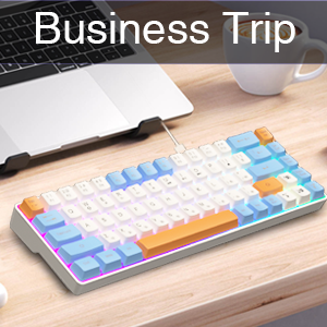 travel keyboard 60% persent keyboard mini small keyboard quiet keyboard usb wired keyboard