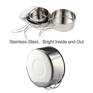 4Pcs Camping Cookware Set