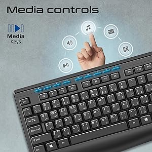 Easy and Instant Control with Multi-Media Keys