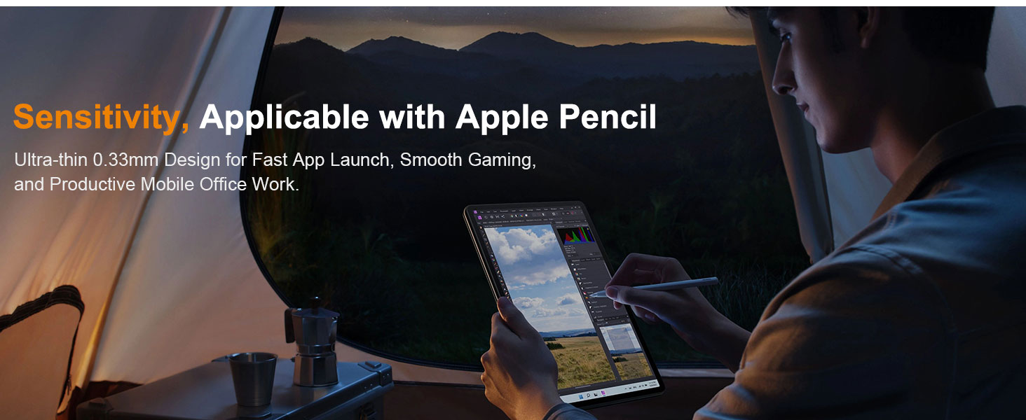 Sensitivity, Applicable with Apple Pencil
