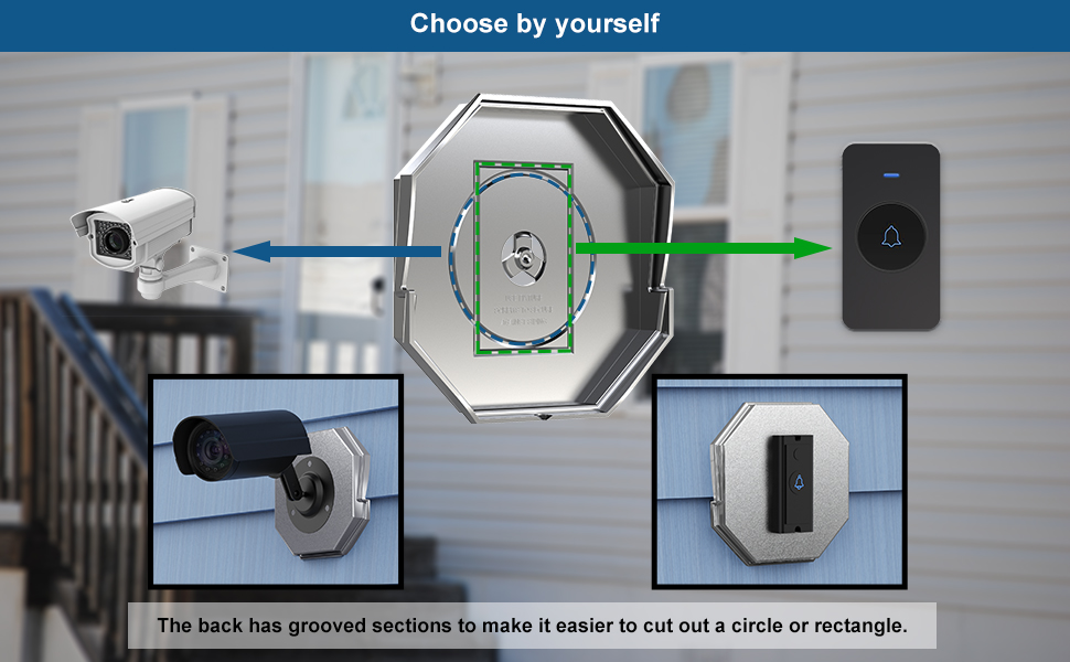 Vinyl Siding Mounting BlocksNew Silvery,130110006001
