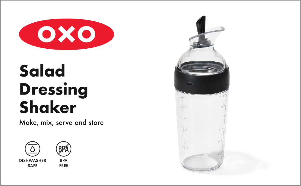 Shaker à vinaigrette 350 ml noir - OXO