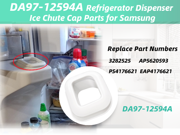 Samsung RF28JBEDBSR/AA ice maker cap cleaning