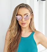 oversized cat eye sunglasses for women