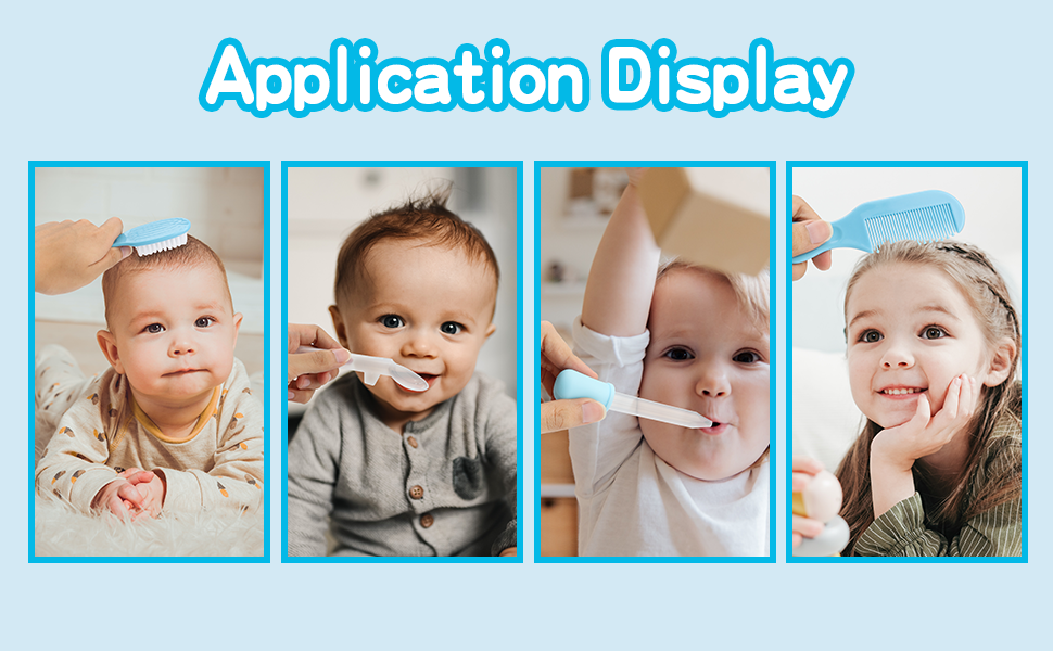 baby grooming and healthcare set