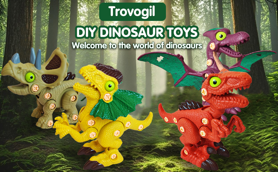 dinosaur toys for kids 3-5, dinosaur toys ,Construction Building Kit,Dinosaur Toys Take Apart Set