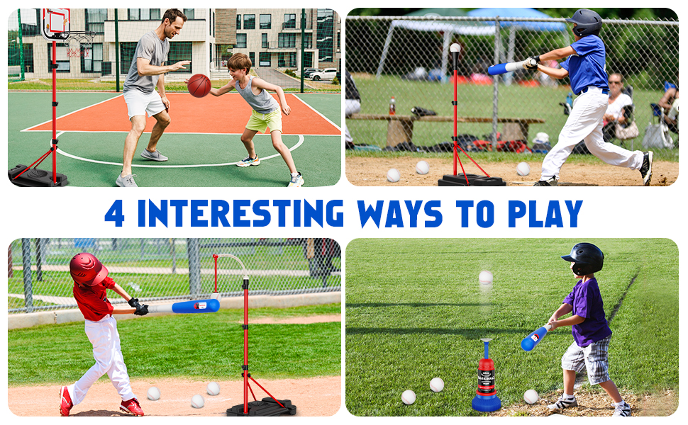 4 in 1 Basketball Hoop