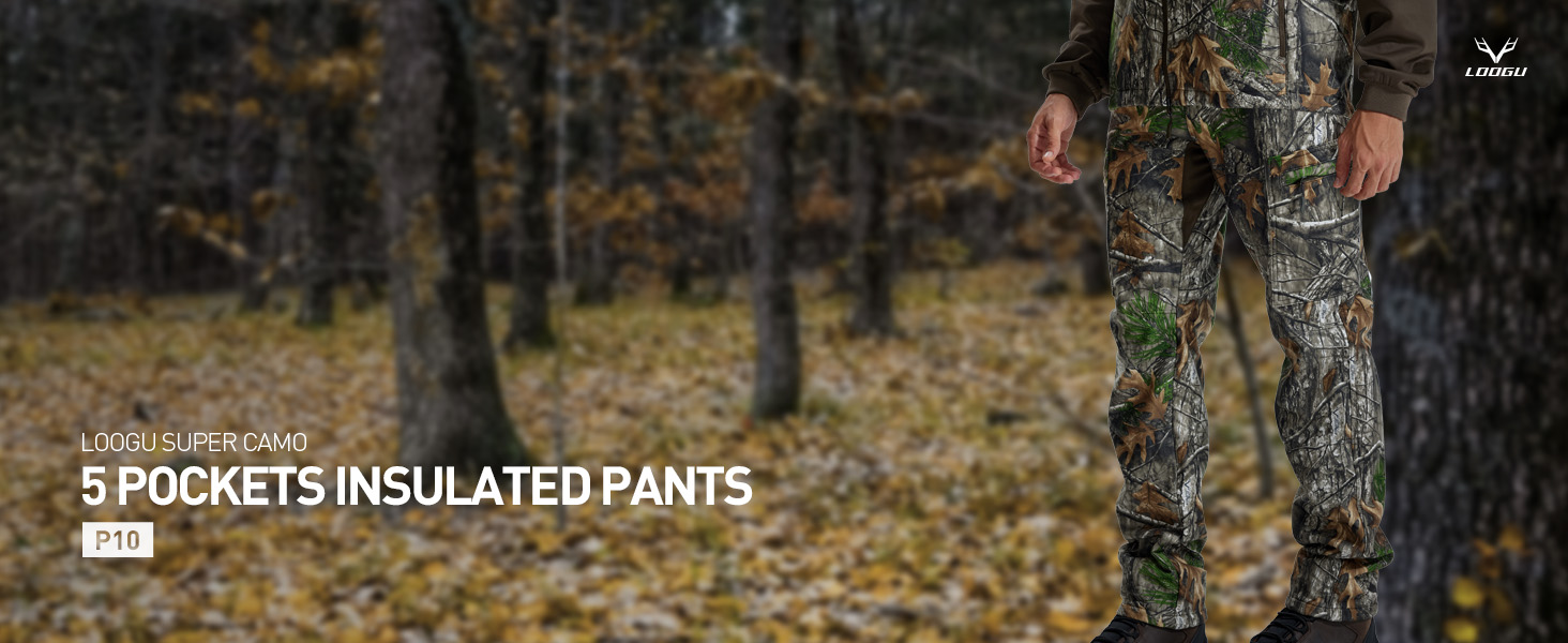 LOOGU Insulation Hunting Pants