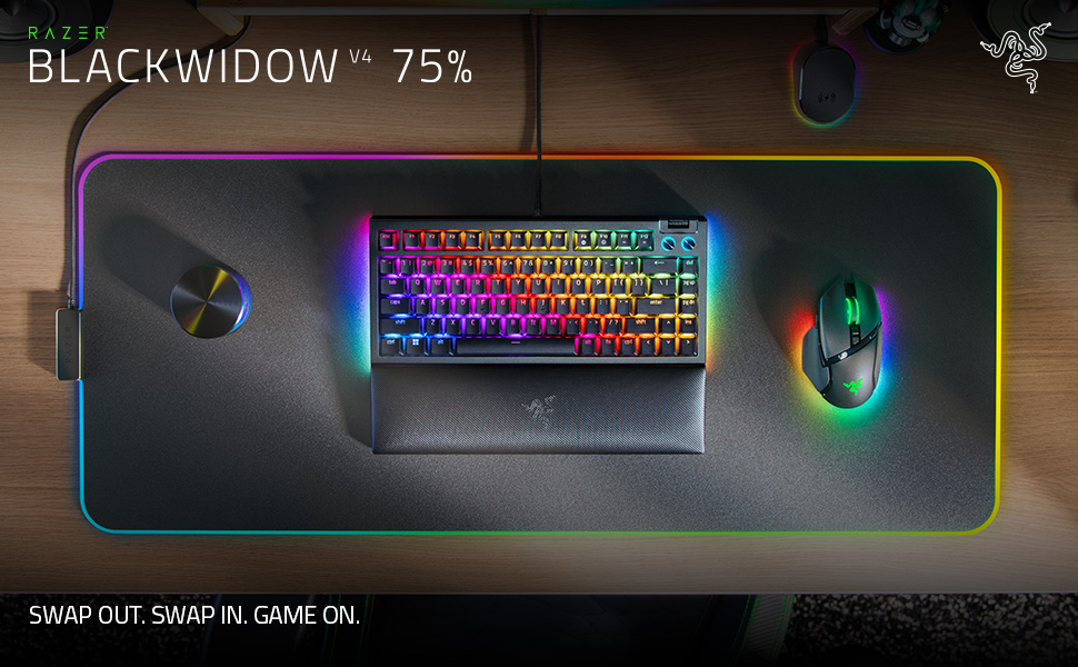 Amazon.co.jp: Razer レイザー BlackWidow V4 75% JP ホット
