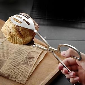 Stainless Steel Scissor Tongs Heavy Duty Cooking Tongs