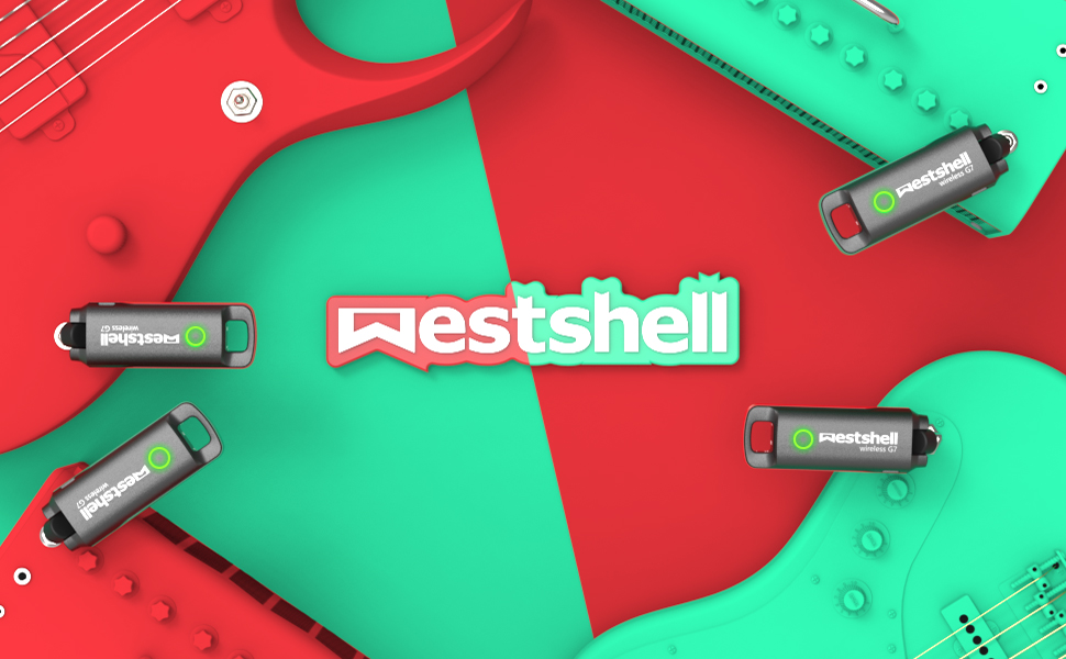 Westshell 1 Key to Switch Wireless Guitar System Wireless Guitar