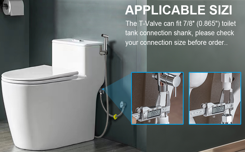 Handheld Bidet Sprayer for Toilet, Stainless Steel Bathroom Bidet