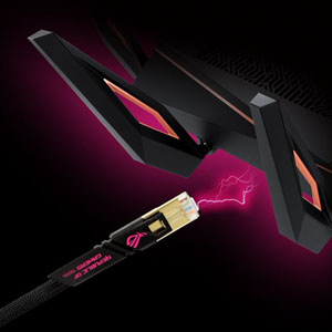 Amazon.co.jp: ASUS ROG CAT7 CABLE 最大600MHzおよび10GB 転送