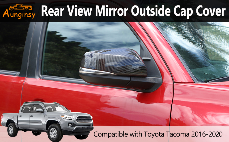 Aunginsy Door Rear View Mirror Cover Cap Compatible with 20162023 Toyota TRD