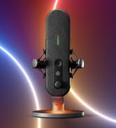 SteelSeries Alias USB Mic for PC — 3X Bigger Capsule for Gaming, Streaming and Podcasting — Sonar...