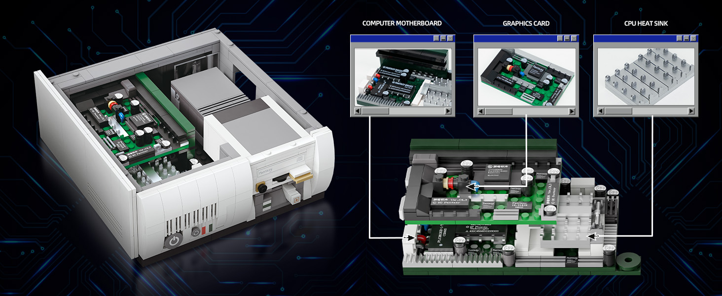 Lego Retro Computer Building Set