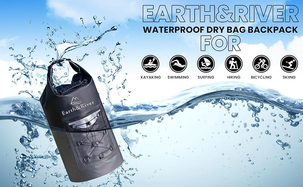 Dry bag backpack