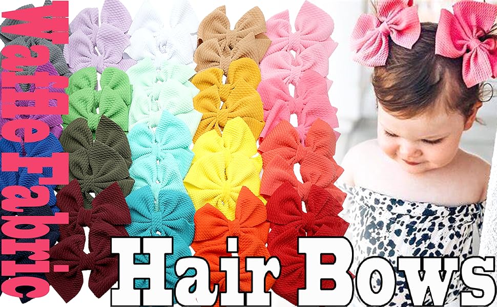 fabric bows for girls