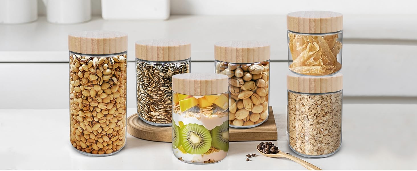 overnight oats containers with lids