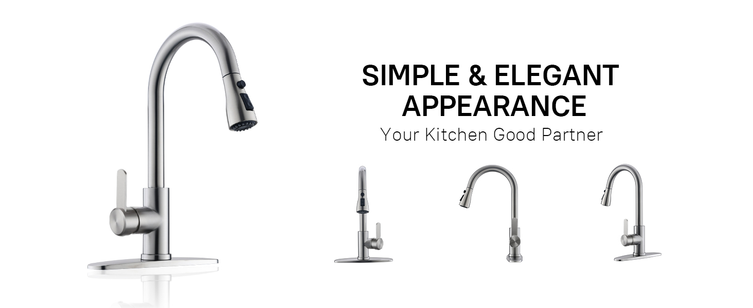 Kitchen Sink Mixer Tap with Hose Kitchen Taps with Pull Out Spray