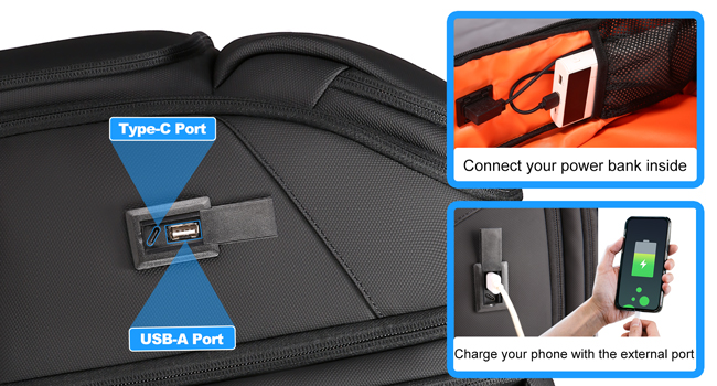 USB backpack